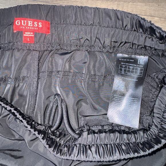 Guess Los Angeles Black Clo Cargo Pants Women Sz Large Zip Cuffs - Picture 3 of 4